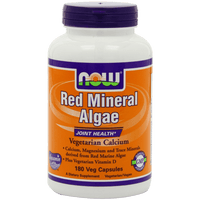 Now Foods Red Mineral Algae aquamin Veg-Capsules 180-Count